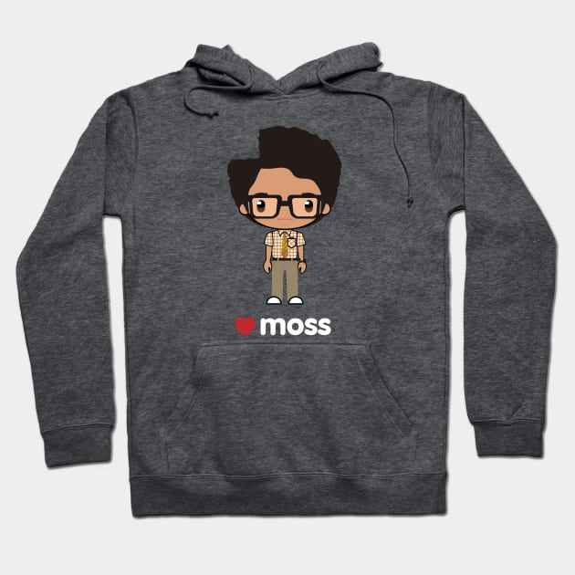 Love Moss - the IT Crowd Hoodie by KYi